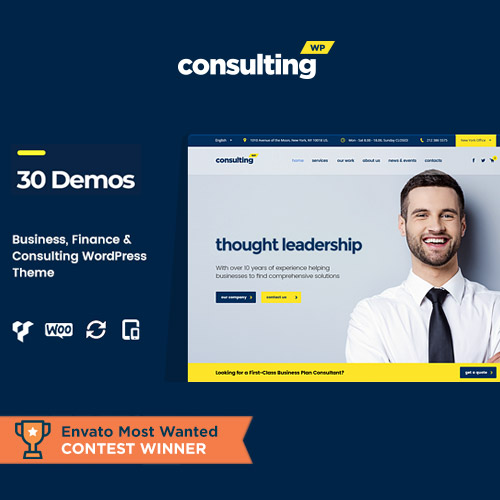 Consulting – Business Finance WordPress Theme